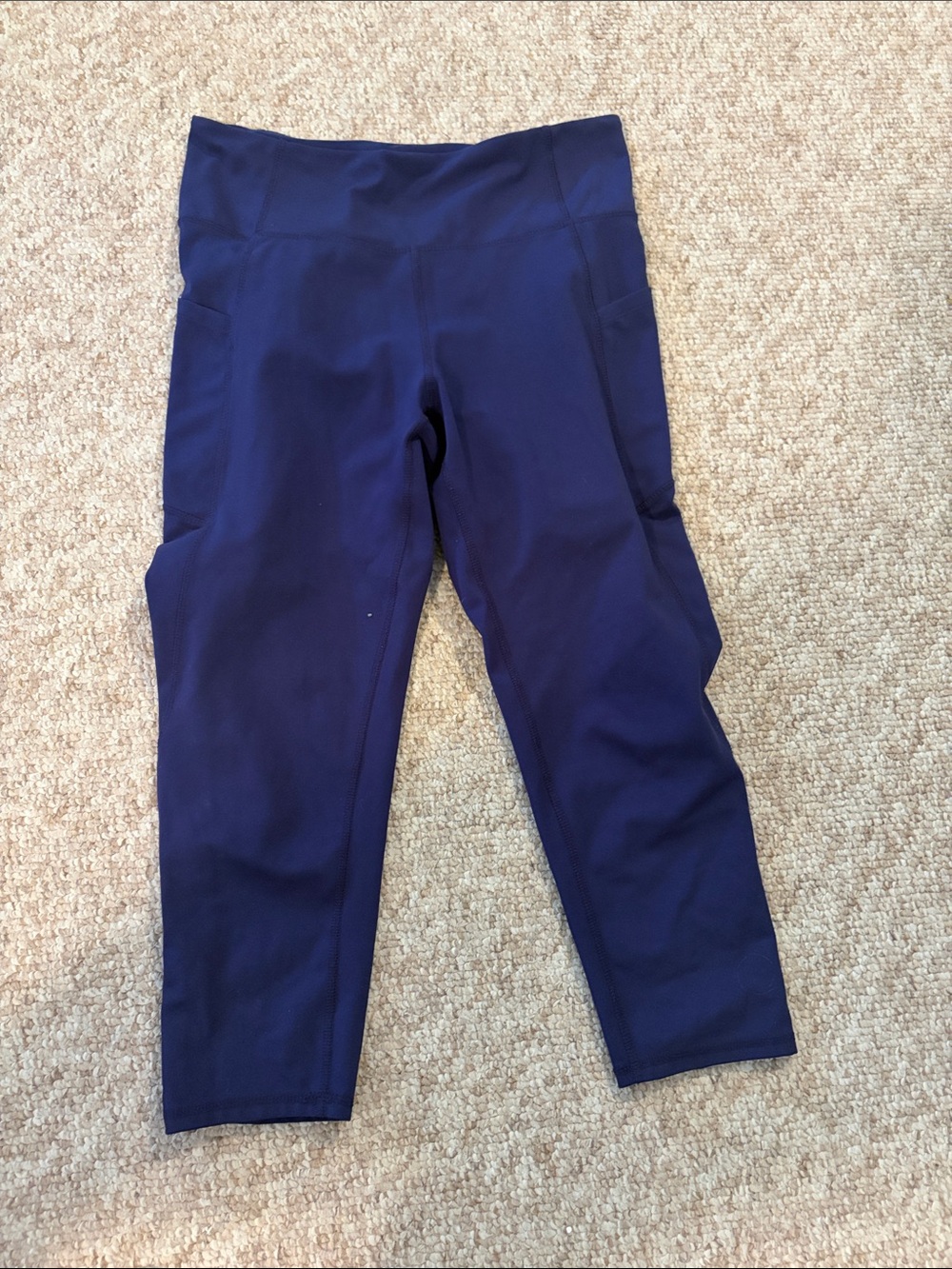 High-Waisted Navy Active Leggings